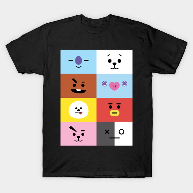 BT21 ALL-IN-ONE - Bts - T-Shirt | TeePublic